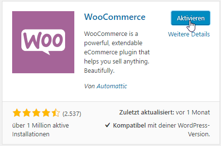 Woocommerce Installation