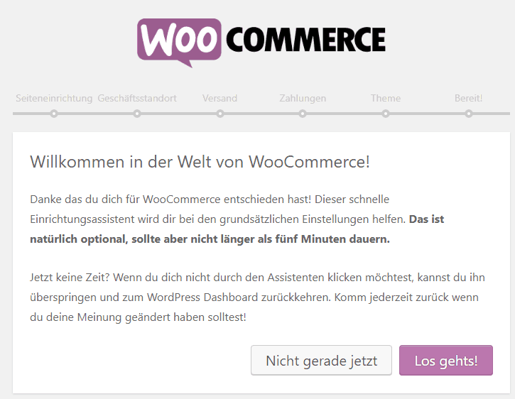 Woocommerce Installation