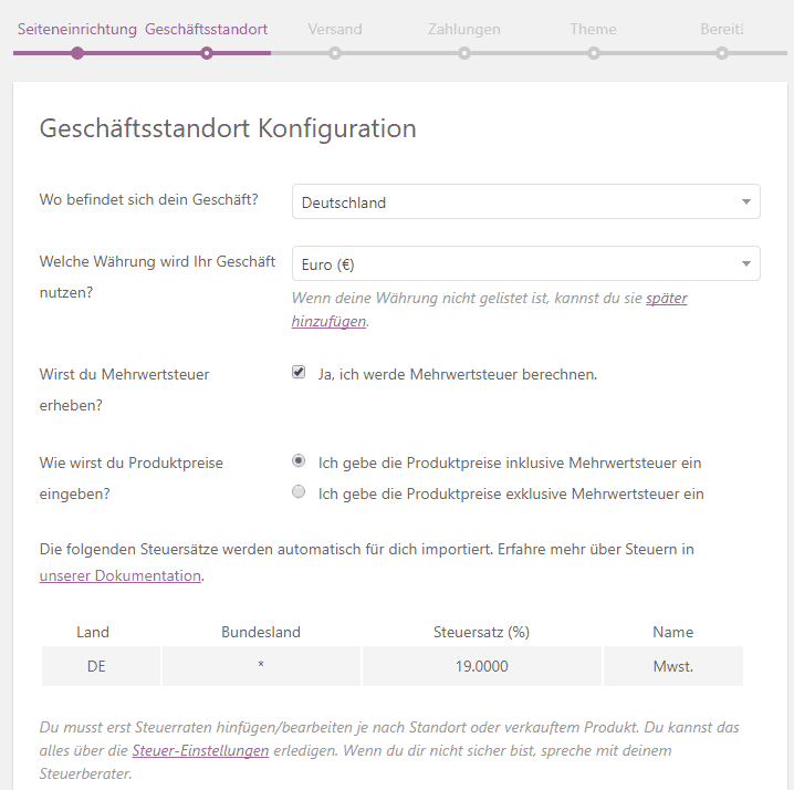 Woocommerce Installation