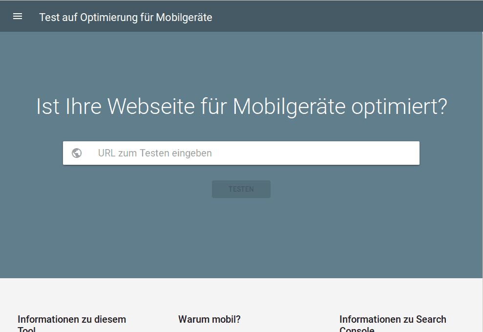 Mobile Friendly Test Google