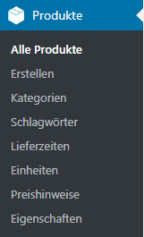 Produkte Woocommerce