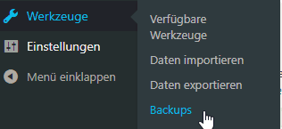 Backupwordpress Plugin