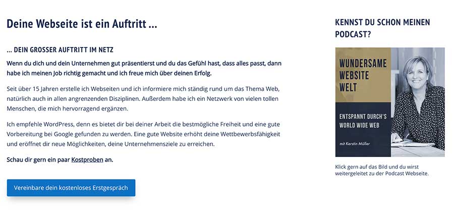 Buttons in einer Akzentfarbe