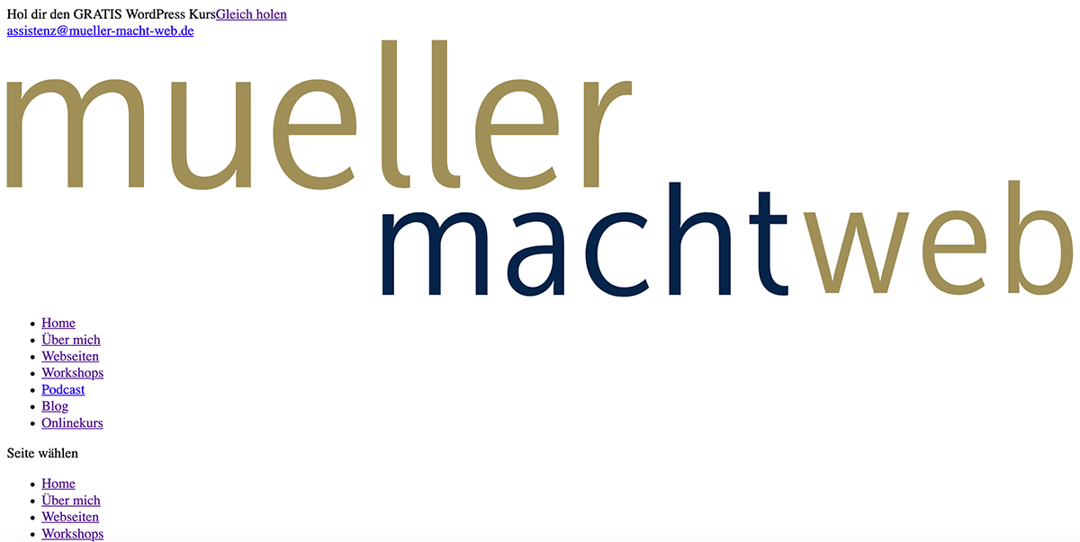 CSS zerschossen im WordPress